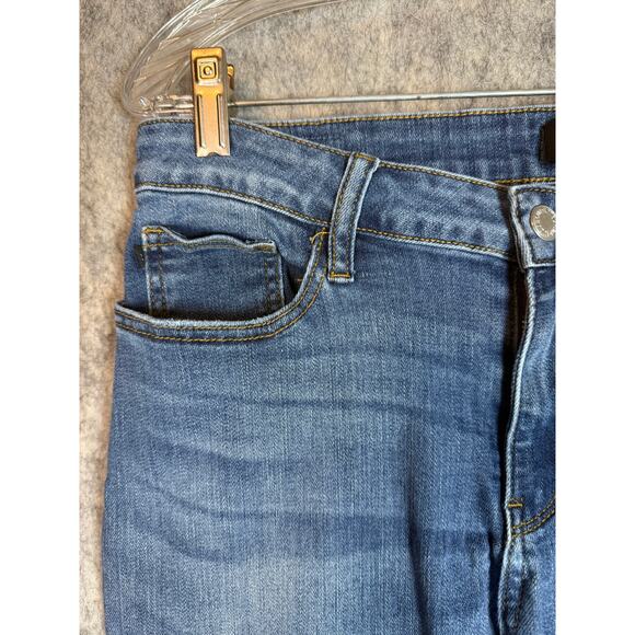 Judy Blue Mid Rise Relaxed Fit Size 31 Stretchy Blue Jeans JB82103 - Picture 2 of 10